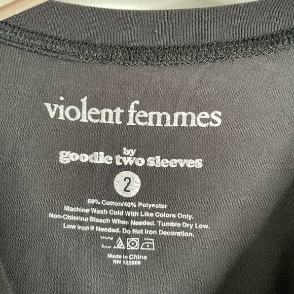 Goodie Two Sleeves Violent Femmes Graphic Tee - Picture 3 of 5